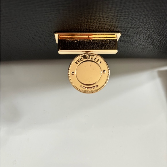 Ted Baker Black Clutch with Gold Accent - Picture 2 of 5